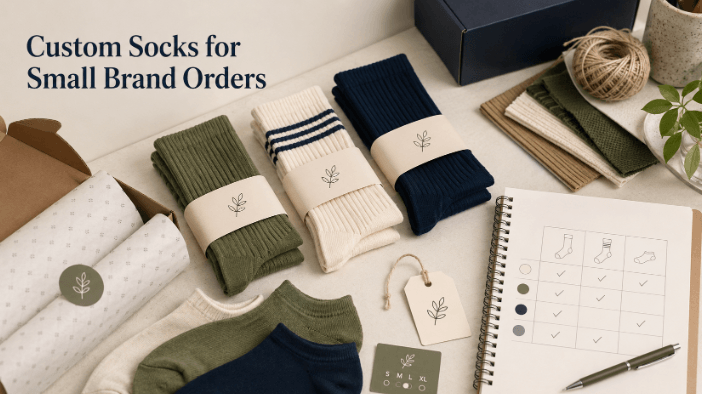 Custom Socks for Small Brand Orders: Sizing, Packaging, and Reorder Planning