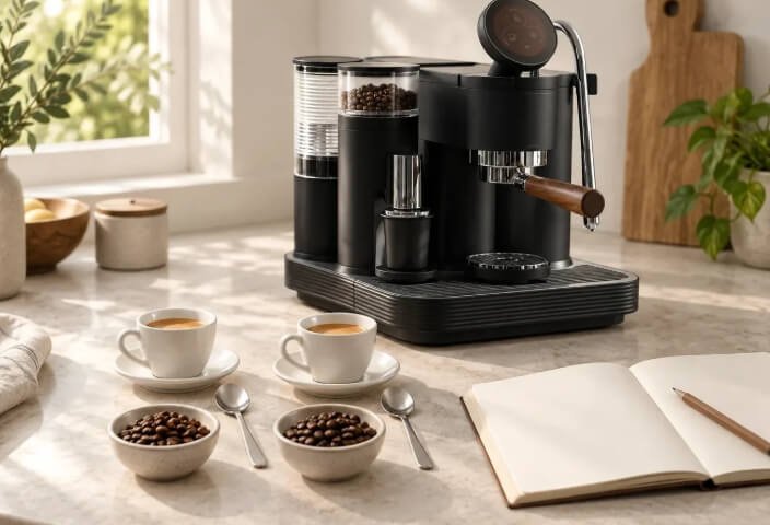Whisper-Quiet Brewing with a Rotary Pump Espresso Machine